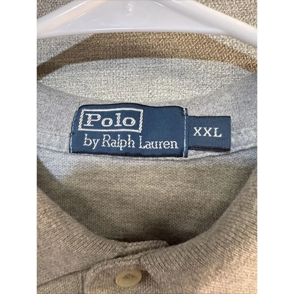 Polo Ralph Lauren‎ 2XL Gray Short Sleeve Polo Shirt